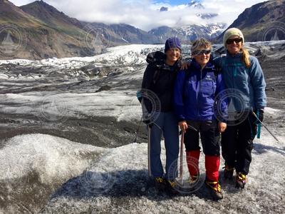 Sarah Das, Fiamma Straneo, and Claudia Cenedese in Iceland.