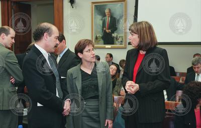 Andy Solow, on left, at a congressional hearing