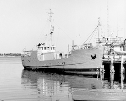 Gosnold at dock area in Woods Hole