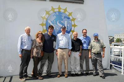 NSF and Rep. Keating tour group on board Sikuliaq.