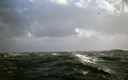 Waves off the bow