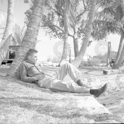 Dave Frantz at Bermuda Biological Station.