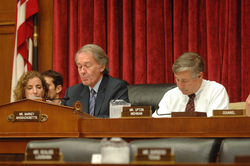 Subcommittee chairman Rep. Edward Markey (D-Mass.) speaking.