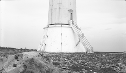 Base of lighthouse.