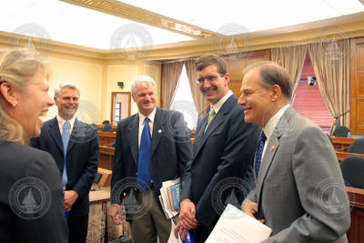 Joan Kleypas, Brad Warren, Rep. Brian Baird, Scott Doney, and Chair Nick Lampson.