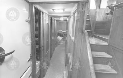 Aries, below deck passageway