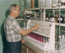 Nathaniel "Nat" Corwin in Redfield Building laboratory
