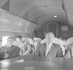 UN Congress onboard DC-3.