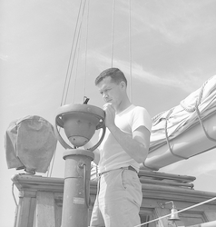 Dick Colburn on the Atlantis.