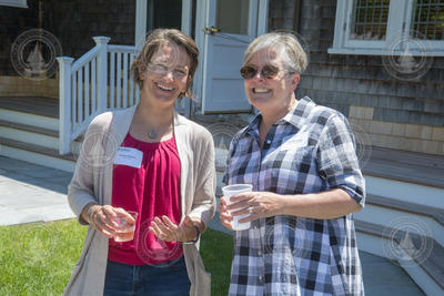 Alumnus Heather Goldstone and Julia Westwater at the event.
