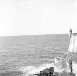 El Morro fort watch tower, San Juan.