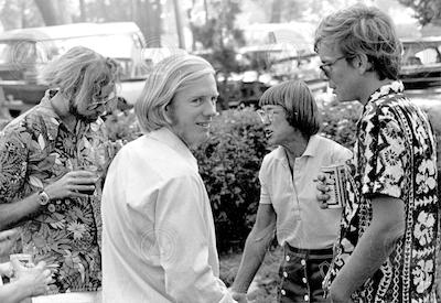 Larry Lawner, Ken Poehls, and Betty Bunce