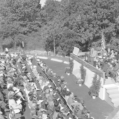 Clark Laboratory dedication celebration.