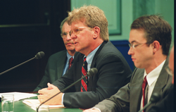 Bill Curry and other panelists