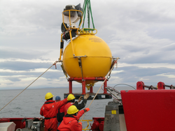Recovery of Arctic Winch mooring.