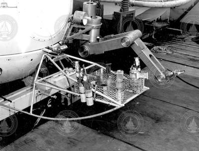 Alvin's attached mechanical arm and basket.