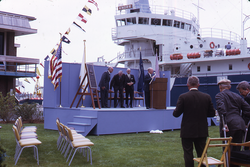 Dedication of the R/V Knorr.