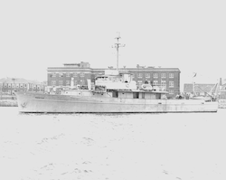 Full view of Mentor in Woods Hole