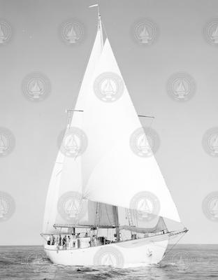 Aries, under sail