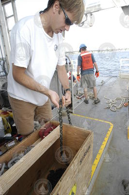 Malcolm Scully stowing chain