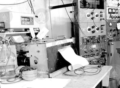 Equipment in lab aboard Yamacraw