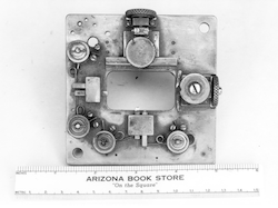 BT - Bathythermograph slide holder.