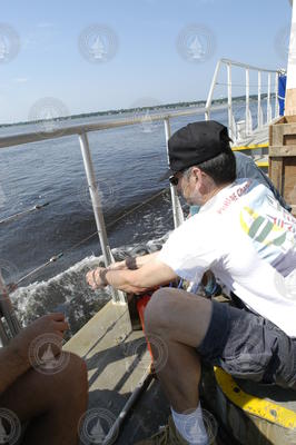 Rocky Geyer on the Tioga deck