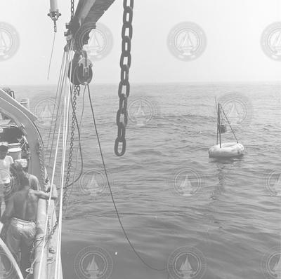 Richardson buoy as seen from the deck of Chain