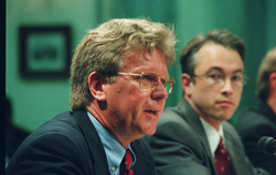 Bill Curry testifying before a US Senate committee