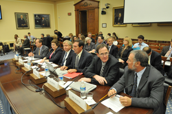 Panel of experts gathered to testify before the congressional hearing.