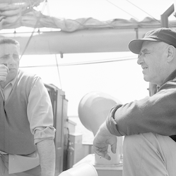 John Pike and Arvid Karlson on Caryn cruise 72.