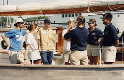 Departure of the 2001 MIT-WHOI Joint Program SEA cruise.