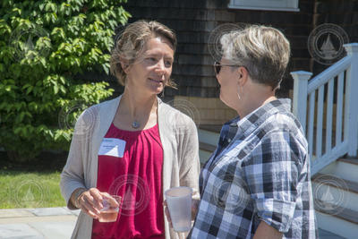 Alumnus Heather Goldstone and Julia Westwater at the event.