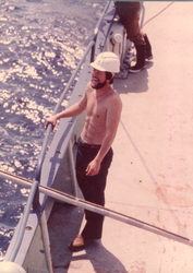 Rick Chandler on a HEBBLE cruise aboard the R/V Knorr