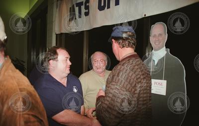Bob Greene and Jay Murphy shaking hands with Bob Ballard.