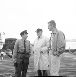 Skipper of El Austral with Tom Lyon and Norman Allen.