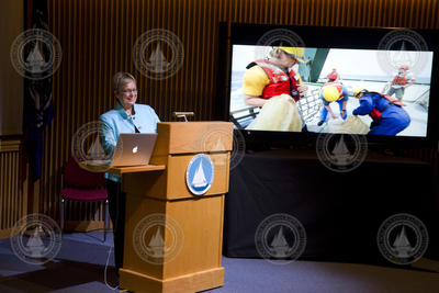 Susan Avery giving her opening remarks during the Colloquium.