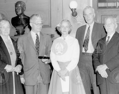 Brackett Hersey, Sally Hersey, Columbus Iselin (center 3)