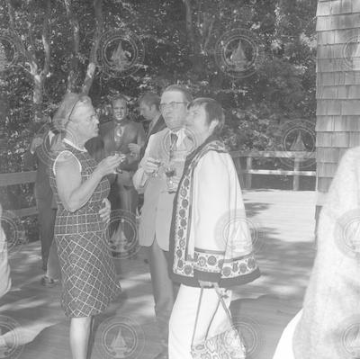 Mary Sears talking with others
