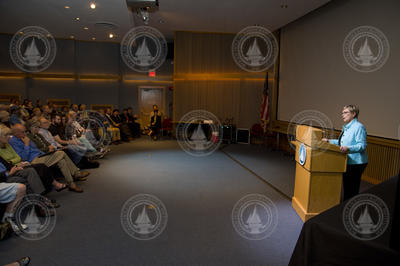 Susan Avery giving her opening remarks during the Colloquium.