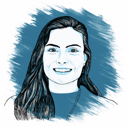Illustration of Mechanical Engineer Molly Curran