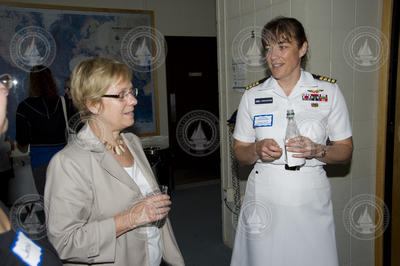 Susan Avery and Captain Heidemarie Stefanyshyn-Piper