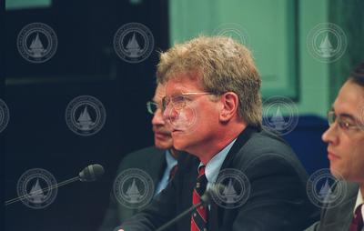 Bill Curry at a Senate committee hearing