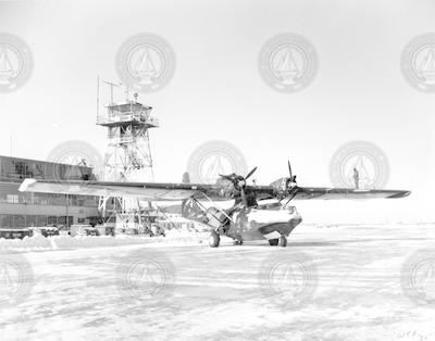 PBY aircraft at Otis Air Force base