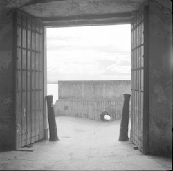 Entrance to El Morro fort, San Juan.