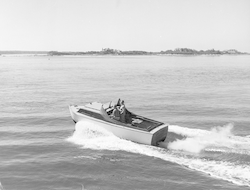 Frank Mather's boat the Redwing