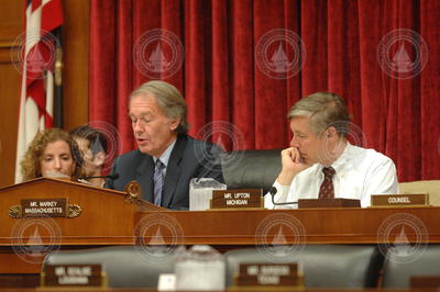 Subcommittee chairman Rep. Edward Markey (D-Mass.) speaking.