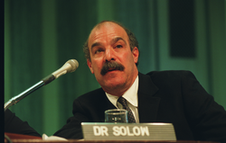 Andy Solow testifying before a Senate committee