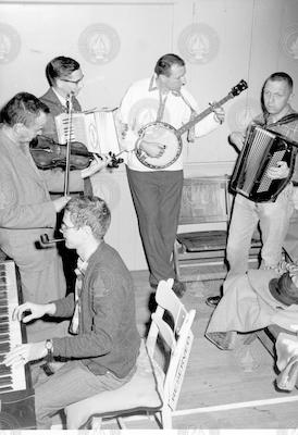Musicians perform at Woods Hole Follies.