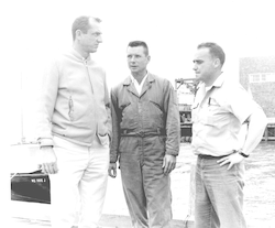 Alvin pilots William Rainnie, Marvin McCamis, and Val Wilson